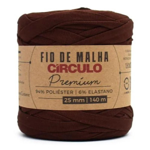 Fio de Malha Premium, 25mm, Chocolate em Pó