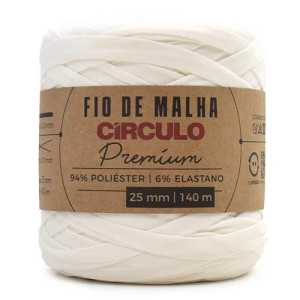 Fio de Malha Premium, 25mm, Porcelana