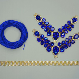 Kit Cabedal Melissa, Azul