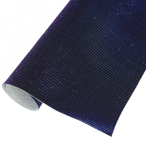 Lonita Tecido Holográfico, Preto/Azul/Rosa