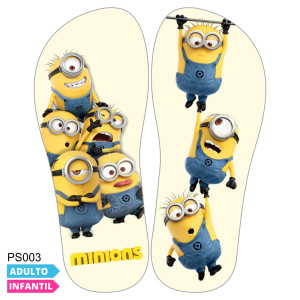 Lonita Sublimada, Minions, Amarelo/Azul