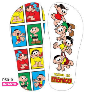 Lonita Sublimada, Turma da Mônica, Branco/Colorido