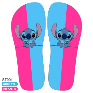 Lonita Sublimada, Stitch, Azul/Rosa