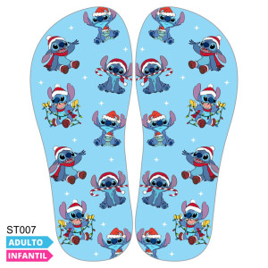 Lonita Sublimada, Natal Stitch, Azul
