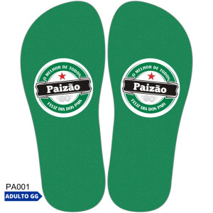 Lonita Sublimada, Adulto GG, Paizão, Verde/Branco