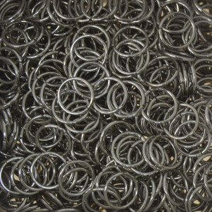 Argolinha de Metal, 10mm, Prata