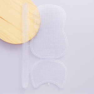 Malha Chenille para Bolsa, 19cm x 14cm, Branco