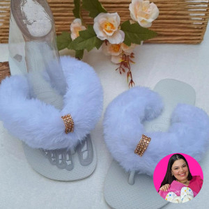 Chinelufa Branca - Mileni Fernandes