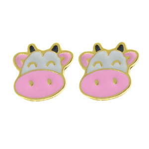 Piercing de Rebite, Vaquinha Rosto, Rosa Claro