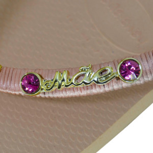 Piercing de Rebite, Mãe, Strass Light Rosé