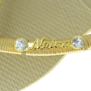 Piercing de Rebite, Noiva, Ouro, Cristal