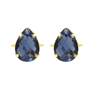 Piercing de Garra, Gota, Ouro, Azul Marinho