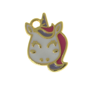 Pingente, Unicórnio, Ouro