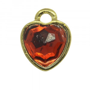 Pingente, Coração, Vermelho