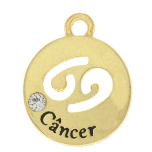 Pingente, Signo Câncer, Ouro