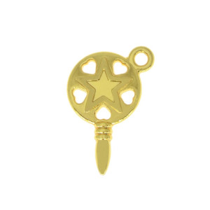 Pingente, Espelho Orixás, Ouro