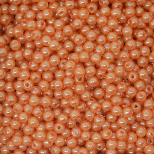Pérola ABS, 04mm, Laranja