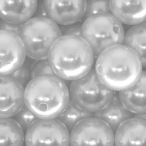 Pérola ABS, 16mm, Branco