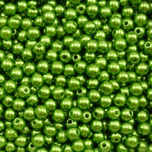 Pérola ABS, 05mm, Verde Musgo