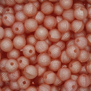 Pérola Craquelada, 08mm, Laranja