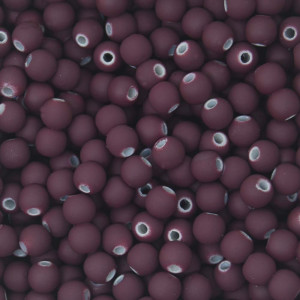 Pérola Emborrachada, 06mm, Marrom Escuro