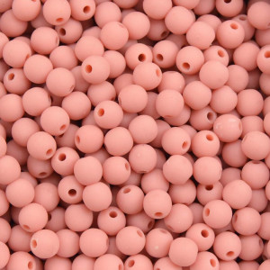 Pérola Emborrachada, 06mm, Rosa Salmão
