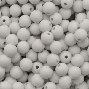 Pérola Emborrachada, 08mm, Branco