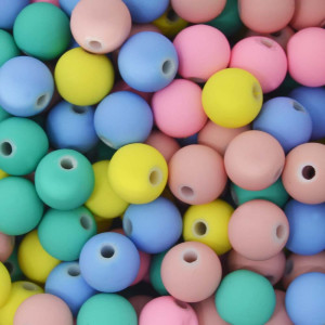 Pérola Emborrachada, 10mm, Colorido