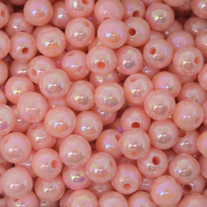 Pérola Irisada, 08mm, Salmão