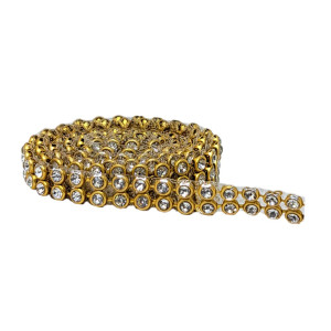 Manta de Strass, Ouro, Cristal