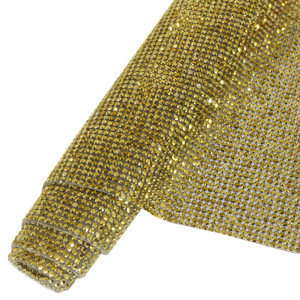 Manta de Vidro, Strass, Dourado