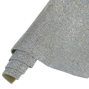 Manta de Vidro, Strass, Cristal/Prata