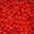 Pitanga de Acrílico, 08mm, Vermelho Transparente
