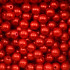Pérola ABS, 08mm, Vermelho