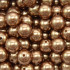 Pérola ABS, 12mm, Marrom Escuro