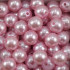 Pérola ABS, 12mm, Rosa Envelhecido