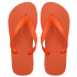 Chinelo Basic, Sr.Chinelo, 100% Borracha, Laranja Vibrante