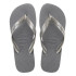 Sandálias Havaianas Top, Cinza Aço