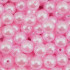 Pérola ABS, 10mm, Rosa Bebê