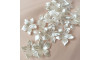 Flor ABS, 30mm, Branco