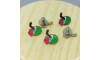 Piercing de Rebite, Coco, Verde