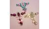 Cabedal Tamara, Banhado, Rebite, Rosa Claro/Tiffany