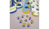 Aplique de Borracha, Minions, Banana, Amarelo/Azul