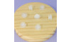 Adaptador Pin de Plástico, 13mm, para Crocs e Babuches, Translúcido