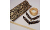 Kit Lonita Onça Glitter, Preto
