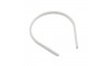 Tiara Fina, 10mm, Encapada, Branco