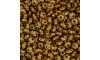 Pitanga de Acrílico, 06mm, Marrom Dourado