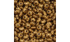 Pitanga de Acrílico, 08mm, Marrom Dourado