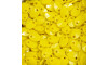 Mini Lentilha de Acrílico, 08mm, Amarelo