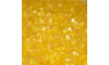 Mini Lentilha de Acrílico, 08mm, Amarelo Ouro Transparente